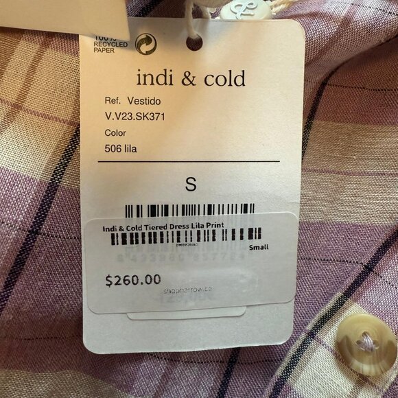 Indi & Cold Rustic Long Dress - Lila - Picture 5 of 7